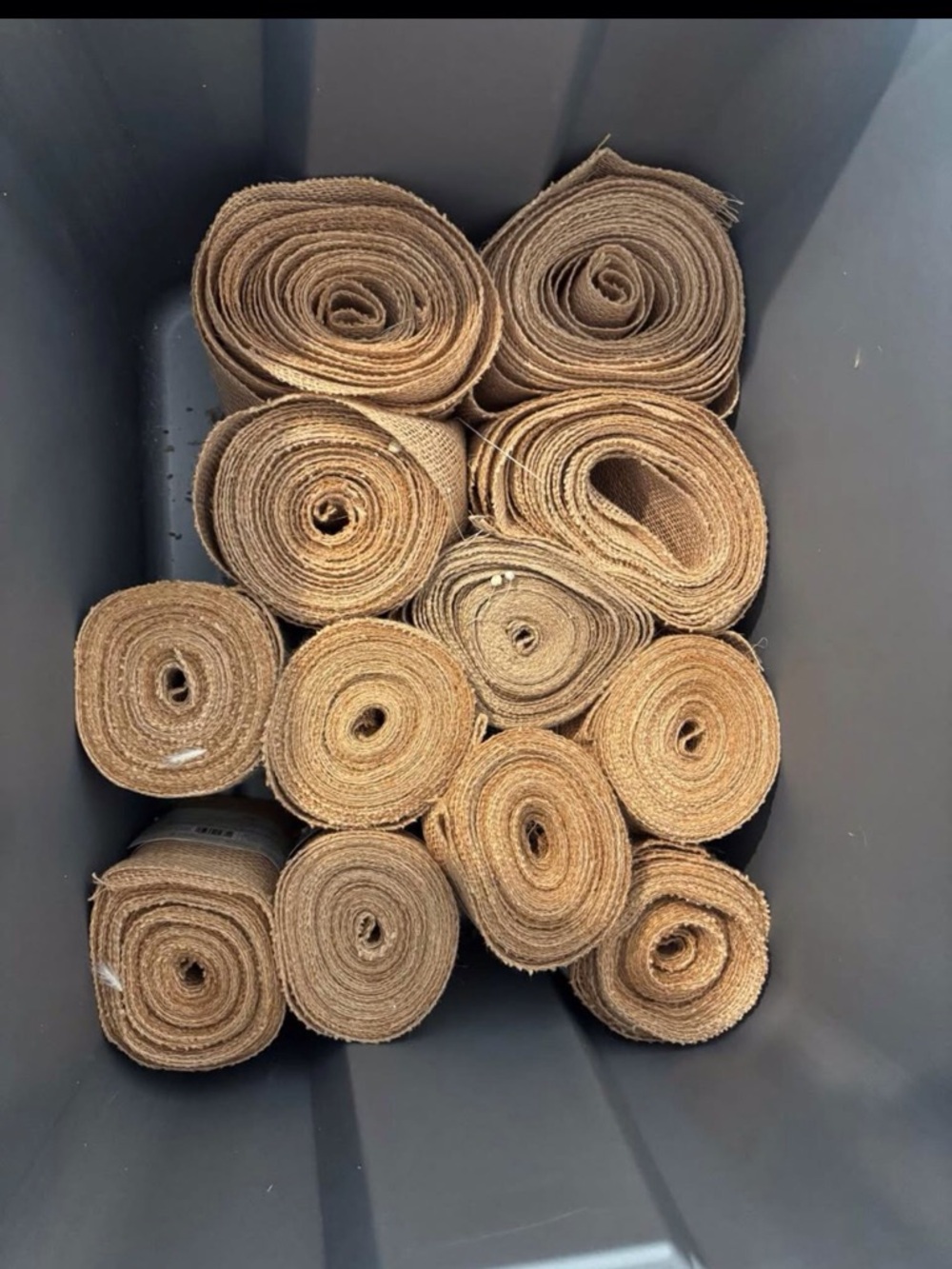 Source Unknown Natural Burlap Fabric Rolls - Tan